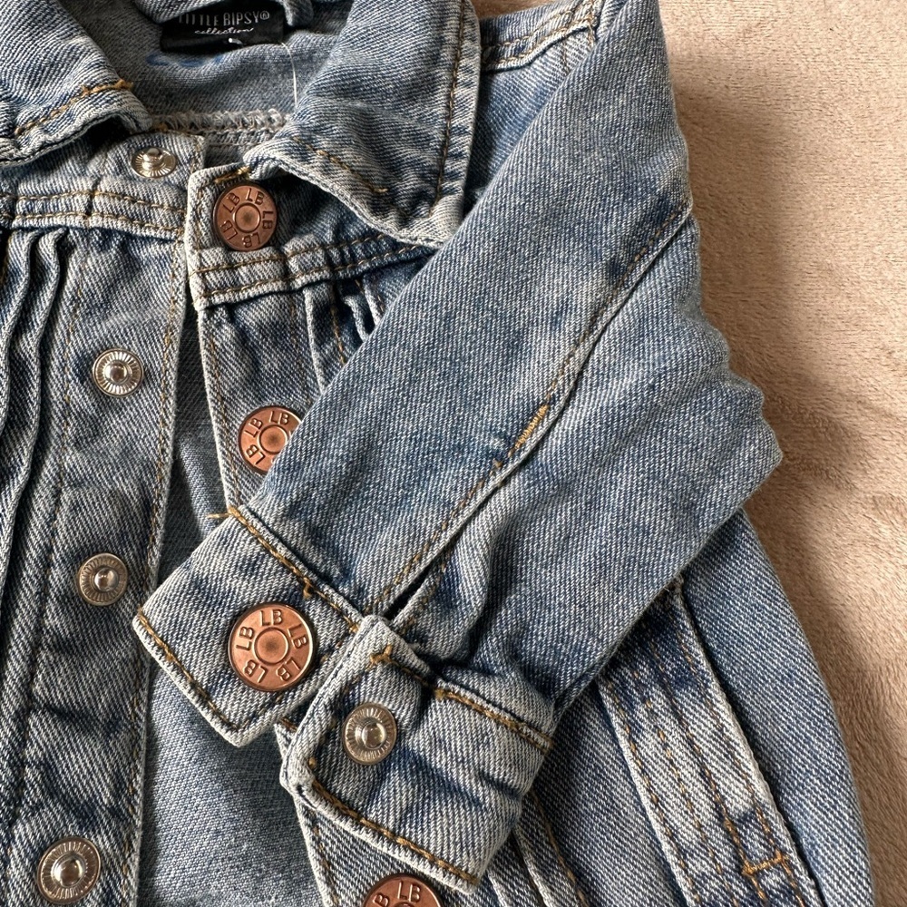 Little Bipsy Classic Blue Jean Jacket - Picture 5 of 8
